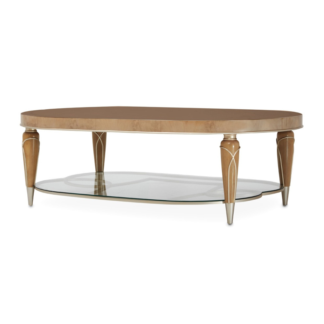 Oval Cocktail Table Villa Cherie Collection By Michael Amini