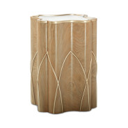 Chairside Table Caramel Villa Cherie Collection By Michael Amini
