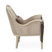 Accent Chair Villa Cherrie Hazelnut Collection By Michael Amini