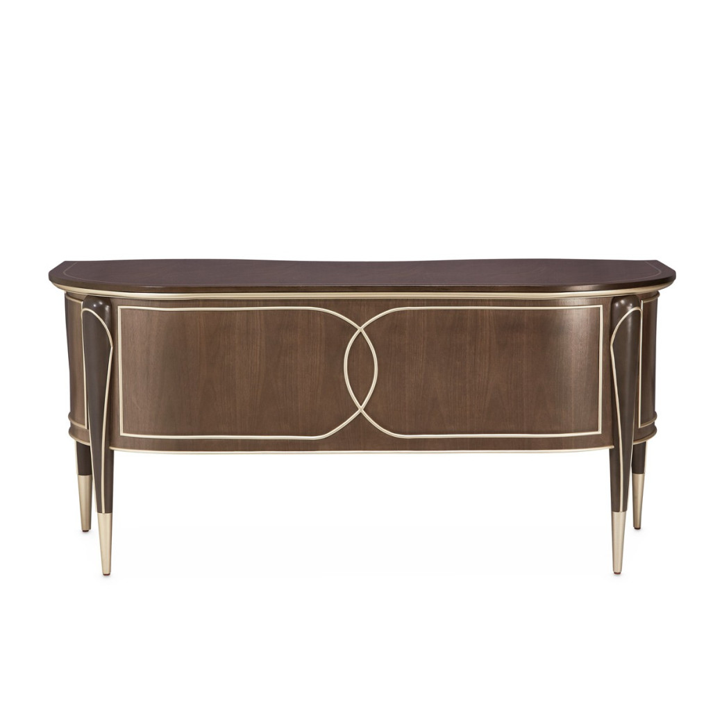 Desk Villa Cherrie Hazelnut Collection By Michael Amini