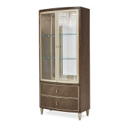 Display Cabinet Villa Cherrie Hazelnut Collection By Michael Amini