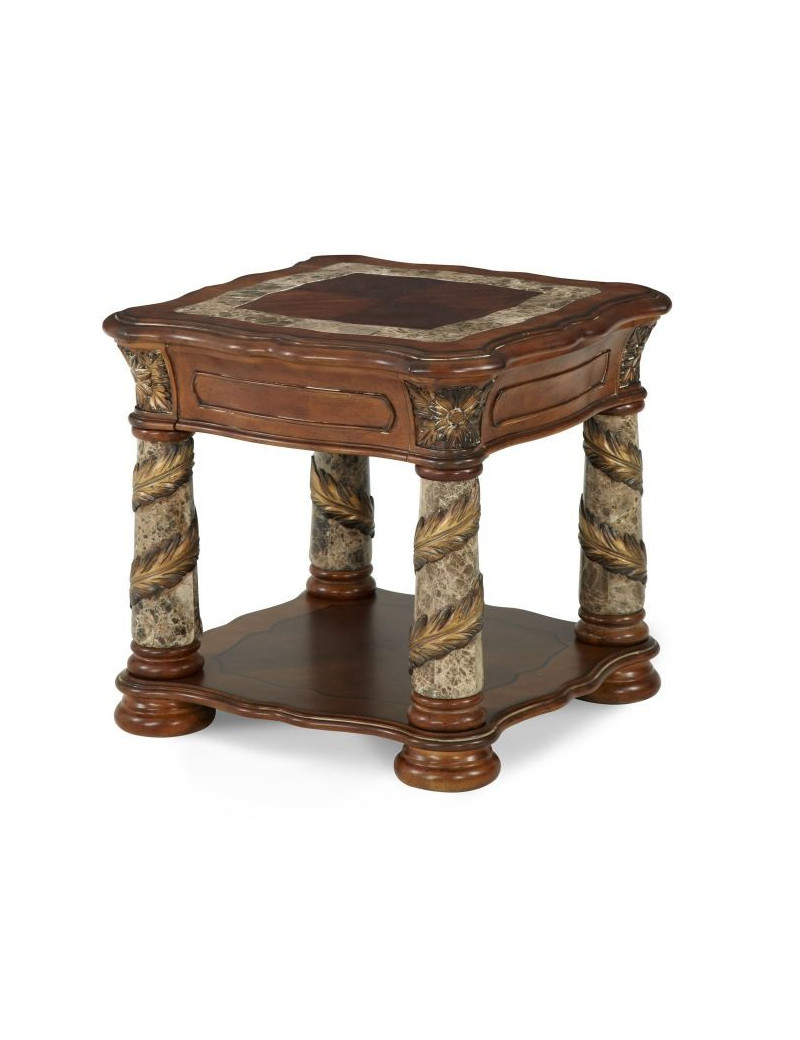 End Table Villa Valencia Collection By Michael Amini