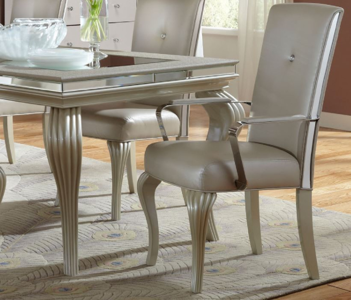 Dining Set Hollywood Loft Collection By Michael Amini