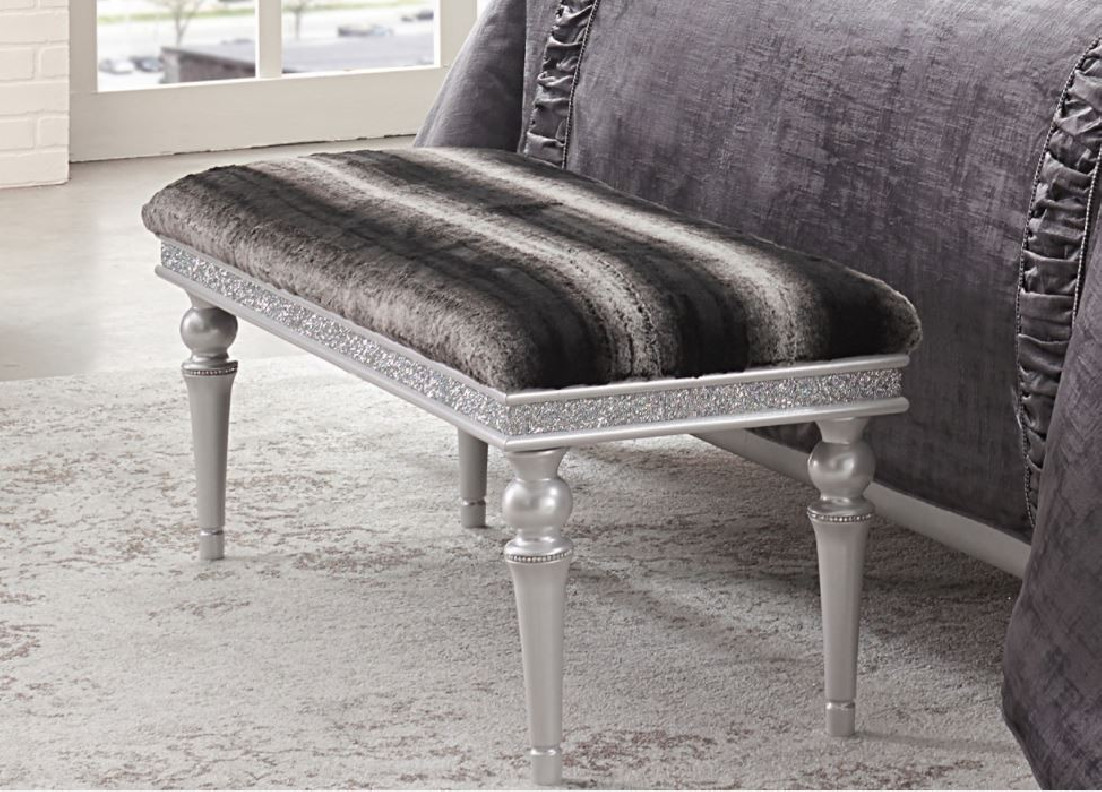 Michael Amini & Jane Seymour Melrose Plaza Bed Bench (Nor Storage )