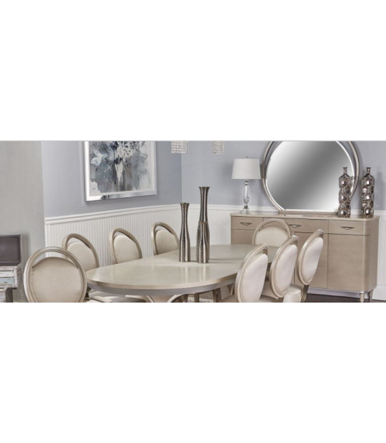 Oval Dining Room Table Eclipse Collection By Michael Amini