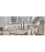 Oval Dining Room Table Eclipse Collection By Michael Amini