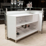 Bar Glossy White Glossy White State St. Collection By Michael Amini