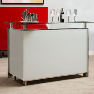 Bar Glossy White Glossy White State St. Collection By Michael Amini