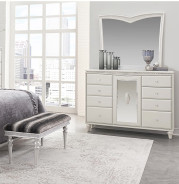Melrose Plaza Bedroom Set Collection By Michael Amini Upholstered Bed