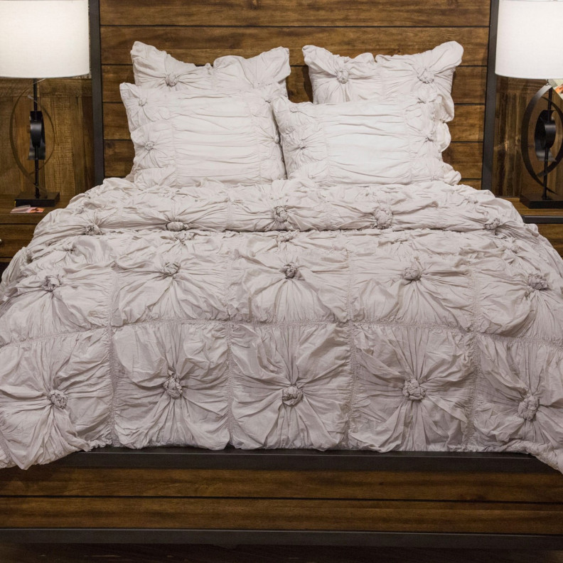 Savanna Stone Comforter Set By Michael Amini