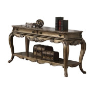 86030 Vintage Oak Finish Occasional Tables Ragenardus Collection By Acme Furniture