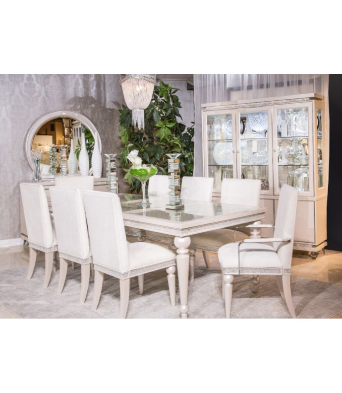 Dining Set Glimmering Heights Collection By Michael Amini