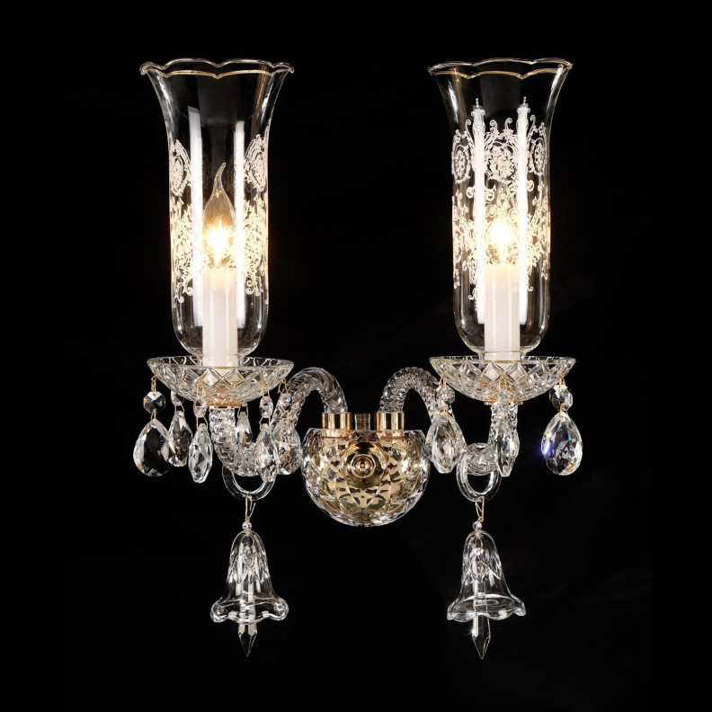 Michael Amini Lighting-Winter Palace 2 Light Wall Sconce