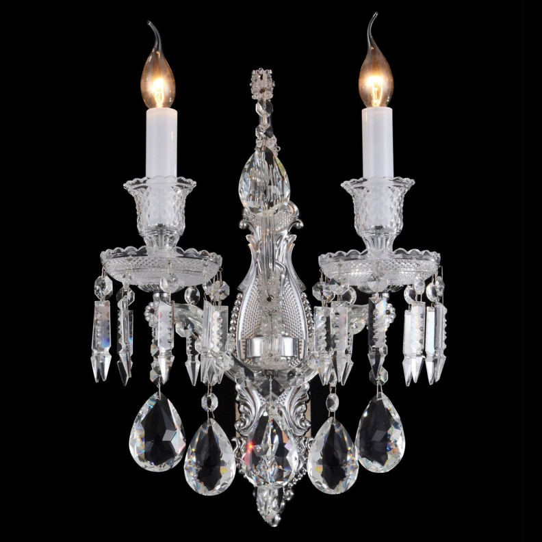 Michael Amini Lighting- Chambord 2 Light Wall Sconce