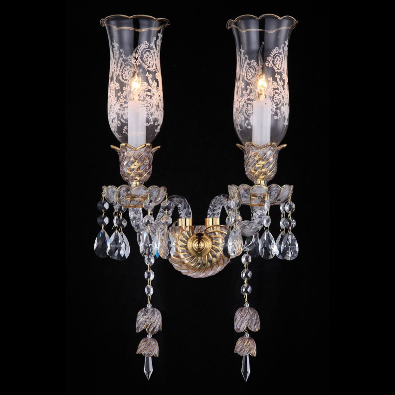 Michael Amini Lighting- Garnier 2 Light Wall Sconce