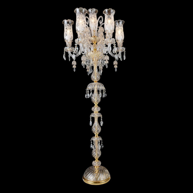 Michael Amini Lighting- Garnier 7 Light Floor Lamp