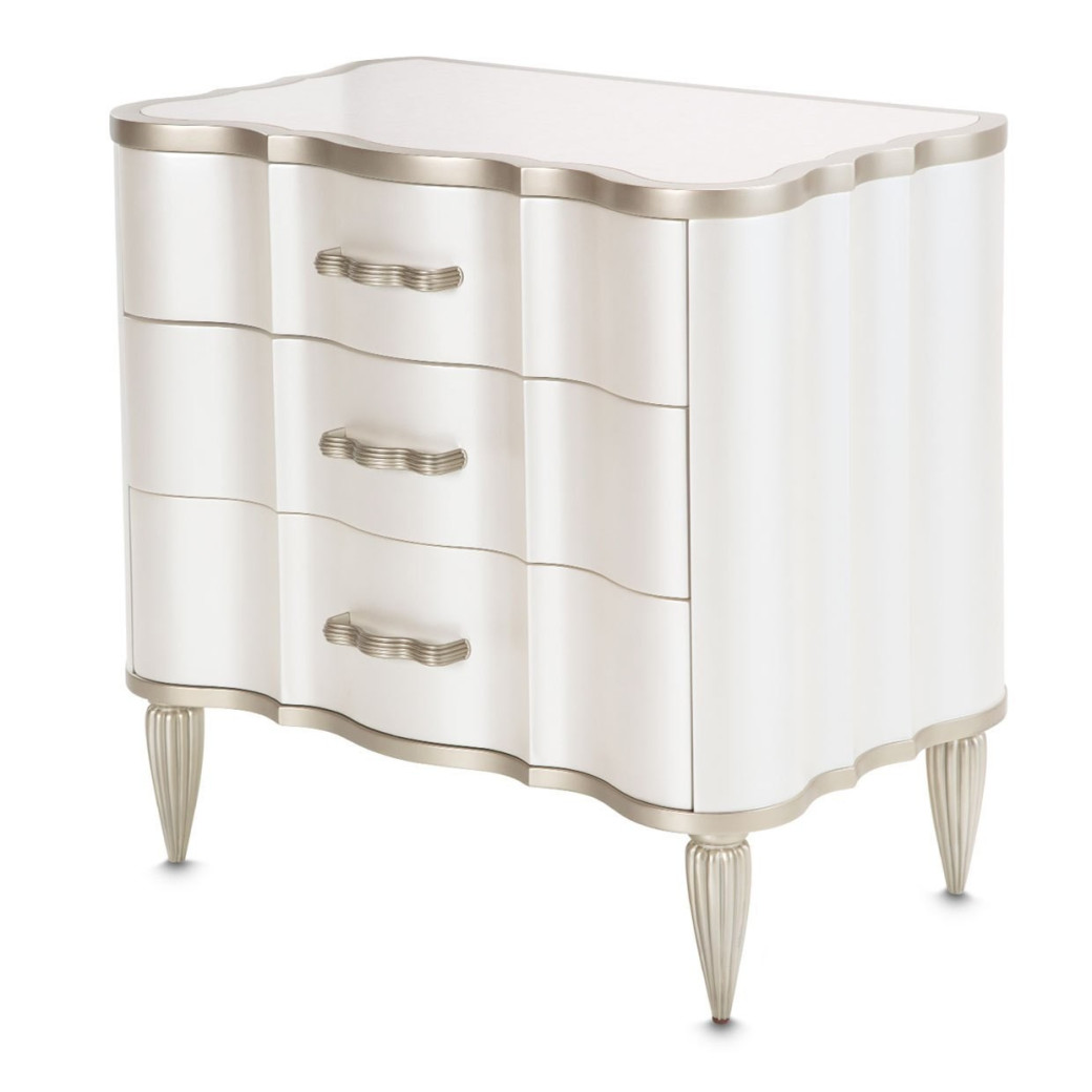 Accent Cabinet-Night Stand-End Table London Place Collection By Michael Amini . NC9004040-112