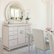 Dresser W/Mirror Glimmering Heights Collection By Michael Amini