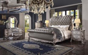 28190Q Bedroom Vintage Bone White Finish Dresden Collection By Acme Furniture