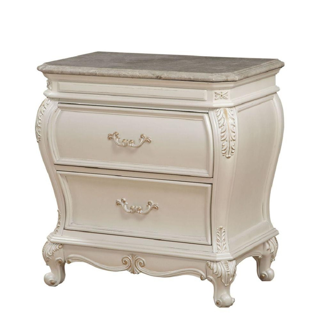 23540Q Pearl White Bedroom Chantelle Collection by Acme Furniture