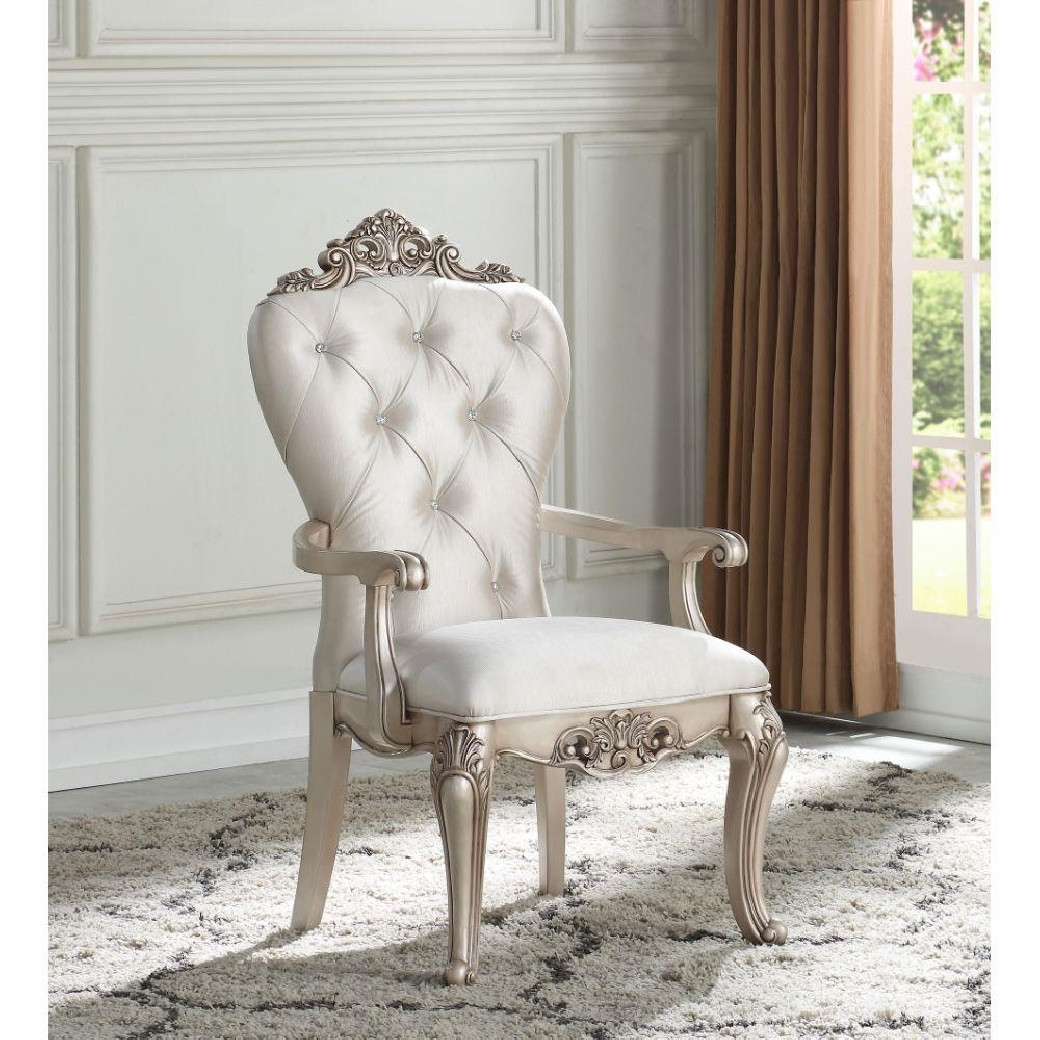 67440 Antique White Finish Dining Room Gorsedd Collection by Acme Furniture