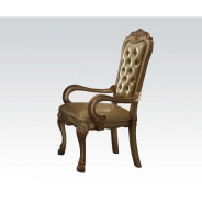 63150 Rectangular  Dining Set Gold Patina Finish Dresden Collection by Acme Furniture
