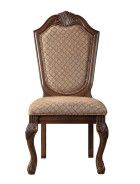 64170 Cherry Finish Single Pedestal Dining Table set Chateau de Ville Collection by Acme