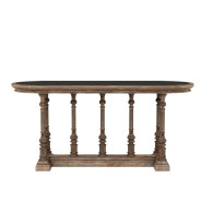 Gathering Pub Table Rustic Pine Finish Architrave Collection By A.R.T Furniture