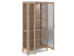 Curio Cabinet Light Oak Finish Passage Collection By ART Furniture