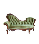 657 ALJ Polrey French Provincial Style Right Chaise Lounge Chair