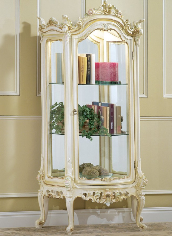 410A Luxury Curio Cabinet - French Provincial Design By Polrey  International Furnishing