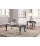 85345 Platinum Finish Occasional Tables Ariadne Collection By Acme Furniture