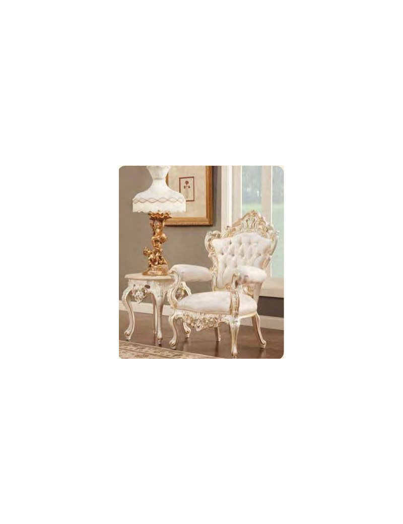 611 AJ Floral Fabric Polrey French Provincial Style Living Room