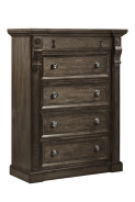 Bedroom Vintage Salvage Collection Walnut Finish by ART Furniture