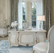 Desk Platine De Royale Champagne Collection By Michael Amini