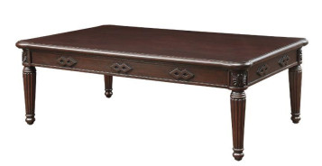 58265 Fabric & Espresso Finish Chateu de Ville Collection By Acme Furniture