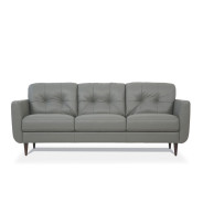 54960 Pesto Green Leather Living Room Contemporary Acme Furniture Collections