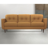 54955 2PC Leather Sofa & Loveseat Camel Finish Radwan Collection By Acme Furniture