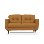 54955 2PC Leather Sofa & Loveseat Camel Finish Radwan Collection By Acme Furniture