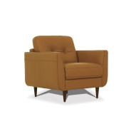 54955 2PC Leather Sofa & Loveseat Camel Finish Radwan Collection By Acme Furniture
