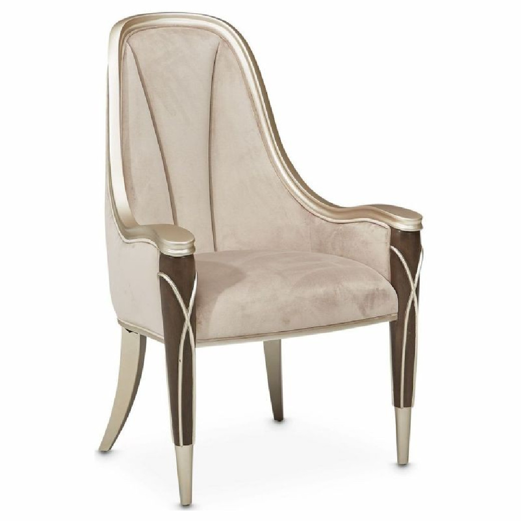Dining Set Villa Cherrie Hazelnut Collection By Michael Amini