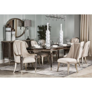 Dining Set Villa Cherrie Hazelnut Collection By Michael Amini