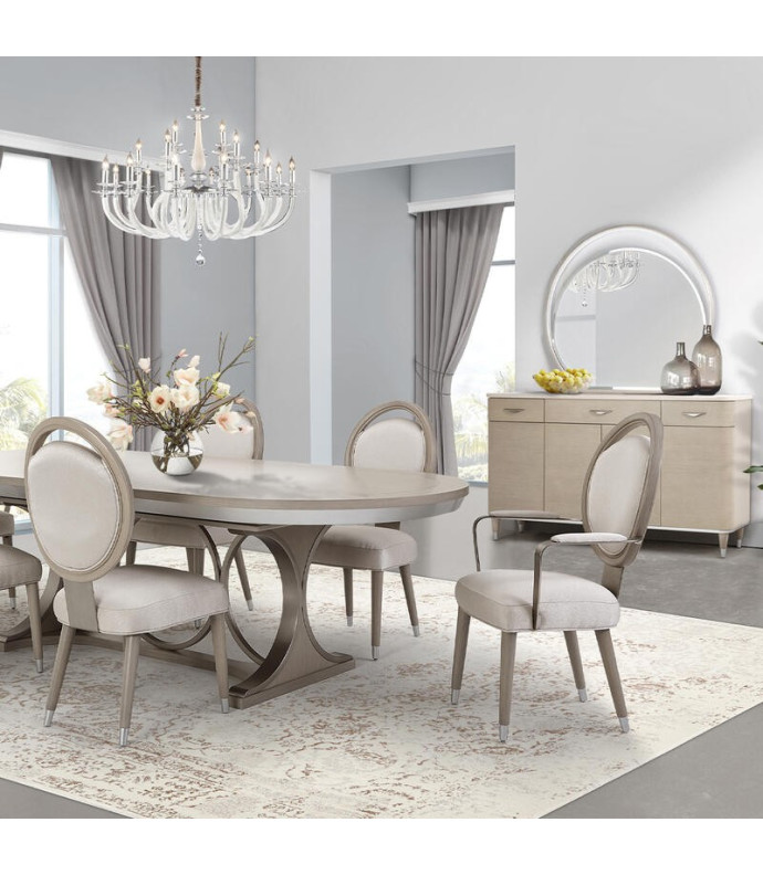 Oval Dining Room Table Eclipse Collection By Michael Amini