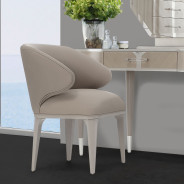 2 PC Vanity Desk Mirror & Stool Lanterna Collection By Michael Amini