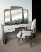 Roxbury Park Vanity/Desk & Mirror (2 Pc) By Michael Amini