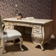 Desk Platine De Royale Champagne Collection By Michael Amini