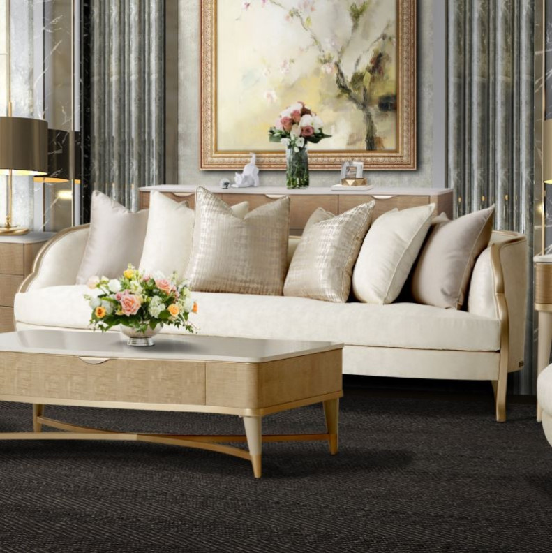 Malibu Crest Sofa by Michael Amini