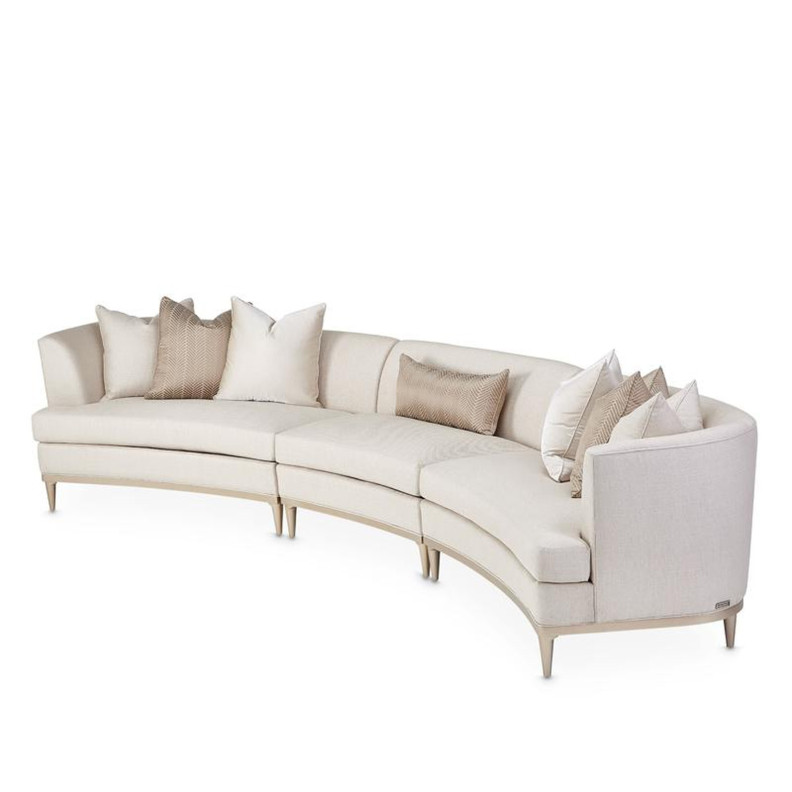 Michael Amini Malibu Crest 3-Piece Sectional Sofa