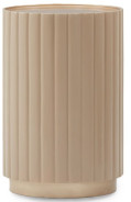 Round Chairside Table Malibu Crest Chardonnay Finish Collection by Michael Amini. 9007226-822