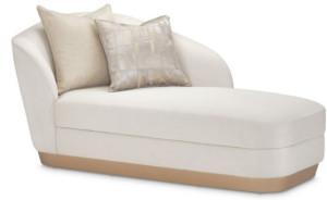 La Rachelle Chaise ICICLE Md Champagne By Michael Amini
